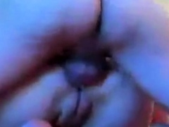 Homemade anal with creampie
